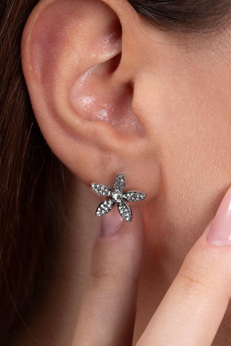 Heliophilia Silver Pendientes de Metal Multicolor ELKBRT1009
